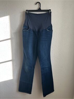 Old Navy Dark Blue Maternity Flare Jeans